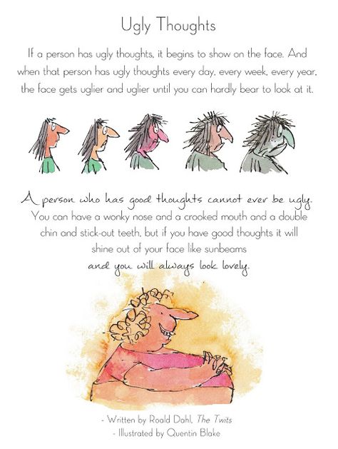 Roald Dahl beauty within